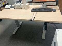 Electric height adjustable standing desk 58" x 29" x 34"