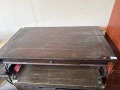 Rustic 2-tier coffee table