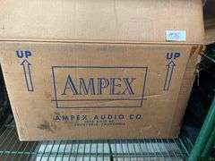 Vintage Ampex F-44 "Fine Line" reel-to-reel tape recorder.