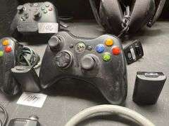 Microsoft Xbox 360 wireless controller.
