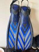 Scuba gear incld. fins, snorkel, mask, etc