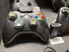 Microsoft Xbox 360 wireless controller.