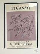 Les Trois Danseurs by Pablo Picasso print 16" x 24"