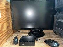 Intel NUC (Next Unit of Computing) mini desktop kit, ASUS VE247H 23.6" LCD monitor