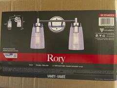 Canarm Rory 2-Light Bathroom Vanity Fixture (Model: IVL1016A02CH)