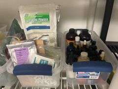 Skincare incld. MYOC cosmetic grade aloe vera powder, Bare Boutique OatSoak oatmeal bath, and  99% Allantoin Powder