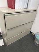 3 -drawer metal lateral file cabinet