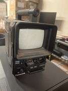 Vintage Panasonic TR-555 is a portable, solid-state black-and-white television Model: Panasonic TR-555