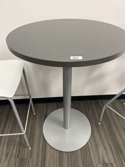 KIMBALL DOCK MEETING LAMINATE ROUND TOP TABLE 26" X 36" 100019933112
