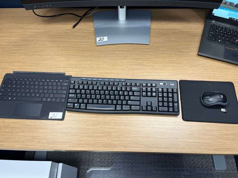 WIRELESS DEVICES INCLUDING LOGITECH K270 KEYBOARD, M185 MOUSE, AND TABLET KEYBOARD