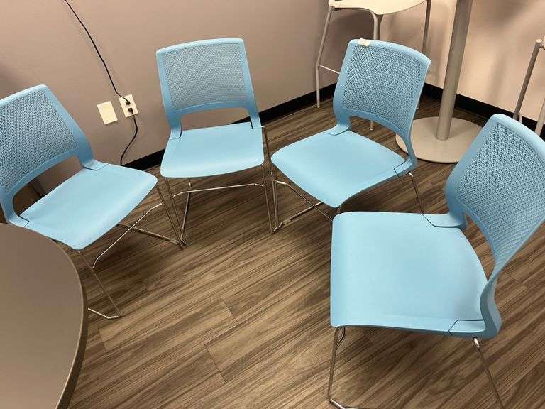 SET OF SITONIT SEATING LUMIN BREAKROOM CHAIRS 3-2215-71746