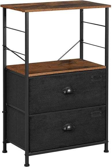 INDUSTRIAL NIGHT STAND BEDSIDE TABLE