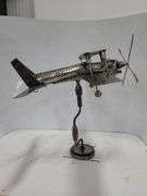 Scrap Metal Sculpture - Bi-Plane