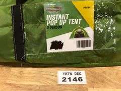 INSTANT POP UP TENT 2 PERSON