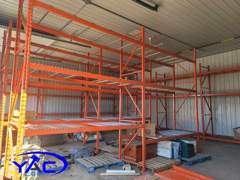 Two 10' x 14' Sections Of Pallet Racking - Contents On Racking Are Not ...