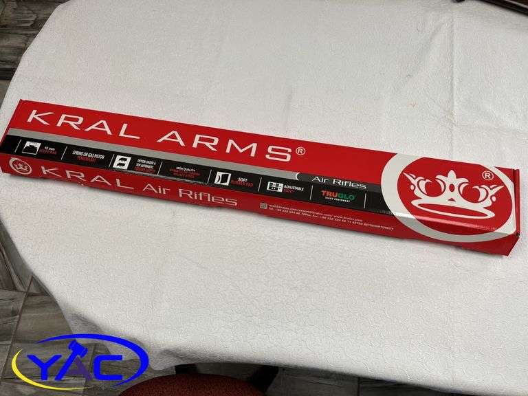 KRAL ARMS .25 CAL UNDER LEVER AIR RIFLE W/ NITRO PISTON (NEED PAL)) H17815