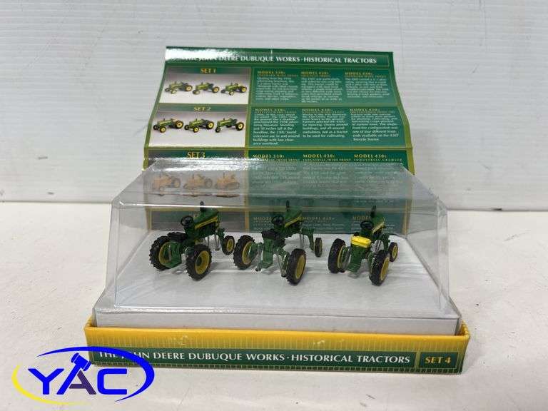 John Deere Dubque Works Historical Set #4 330, 430H & 430C - 1:64 Scale