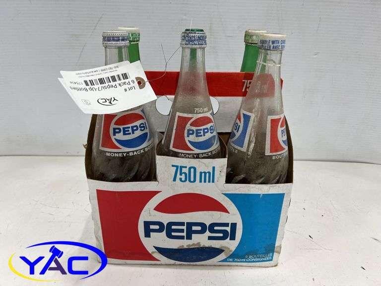 6 Pack Pepsi/7-Up Bottles