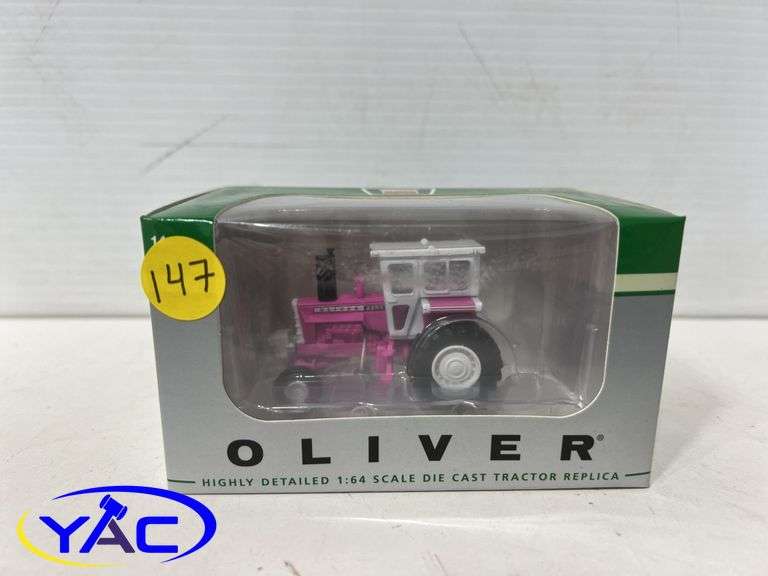 Pink Oliver 2255 Tractor - 1:64 Scale