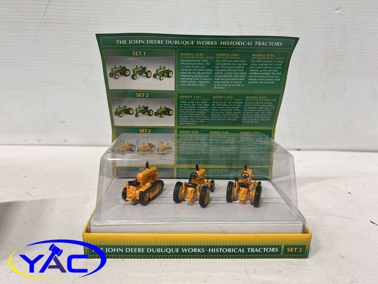 John Deere Dubuque Works Historical Set #3 330I , 430I  & 430C - 1:64 Scale