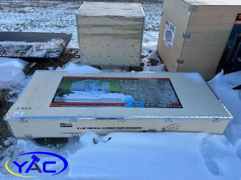 Greenhouse 8 x 10 tmg gh810 yac auctions