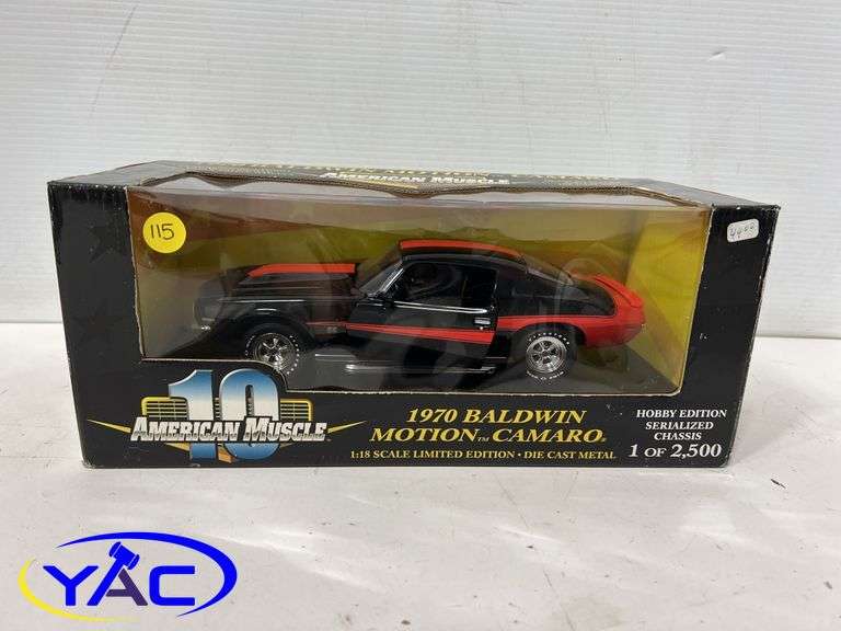 1970 Baldwin Motion Camaro 1:18 Scale - American Muscle