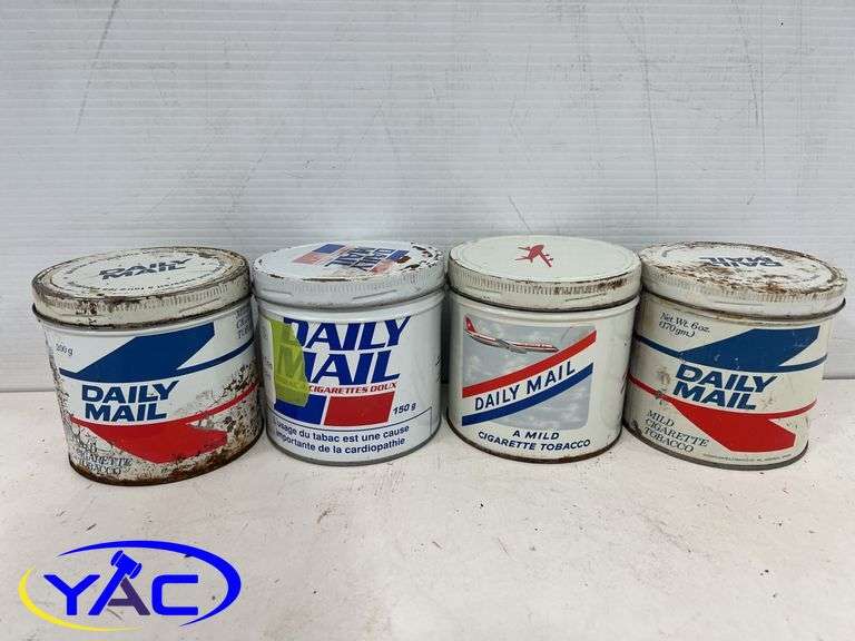 4-Daily Mail Tobacco Tins