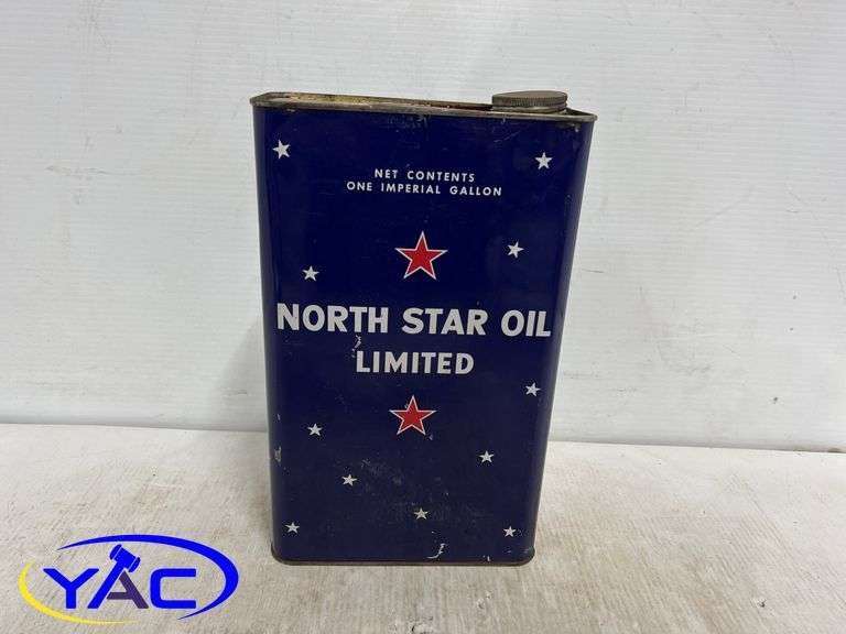 North Star Flat Gallon Can