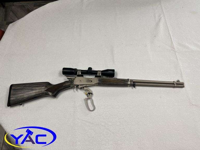 MOSSBERG .30-.30 LEVER ACTION RIFLE W/ BUSHNELL TROPHY 3-9X40 SCOPE LA046109