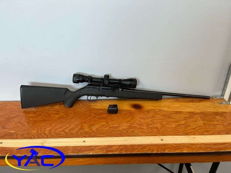 SAVAGE MODEL A22 SEMI-AUTO .22 CAL W/ 10 ROUND MAG, ACCU TRIGGER & 3X9X40 VARIABLE SCOPE 4223933