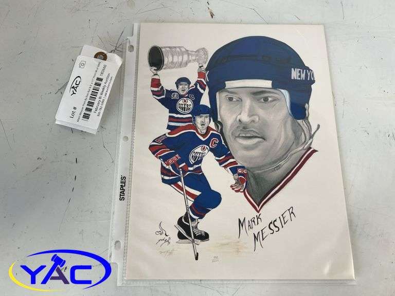 Mark Messier Print By Don Ruf 8.5