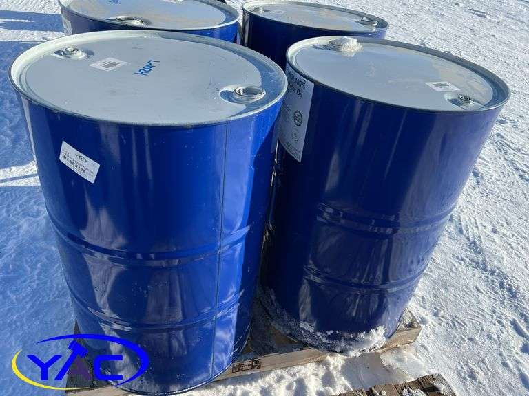 2- Empty Steel Barrels