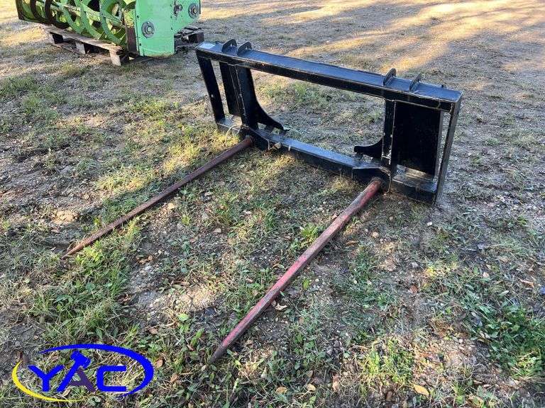 Skid Steer Bale Fork Attachment
