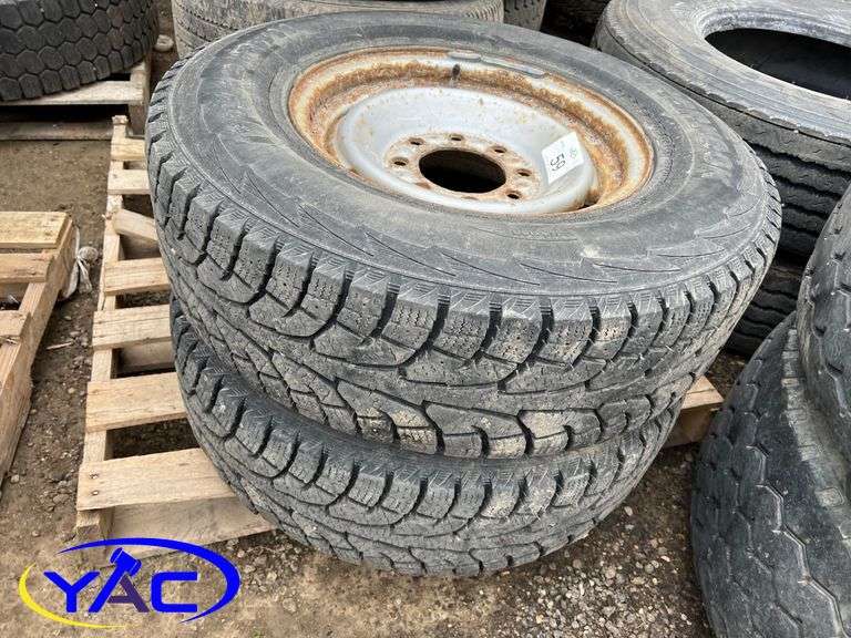 2- LT245/75R16 Tires W/ Rims