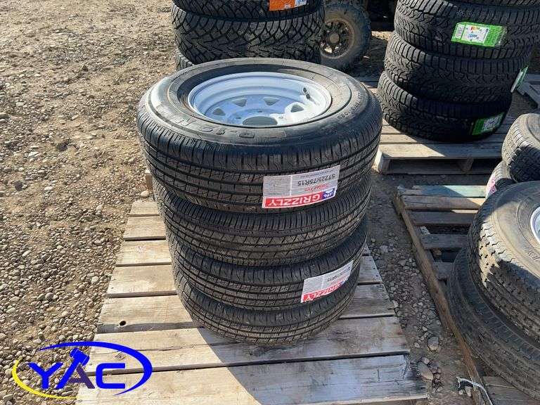 4- ST225/75R15 Tires (BUYER MUST PAY 4X BID PRICE)