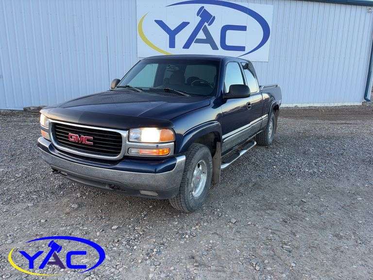2002 GMC SIERRA 1500 EXT CAB 4WD