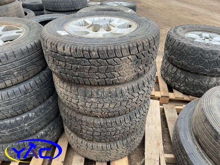 4- 235/70R16 Tires W/ Rims - Nissan