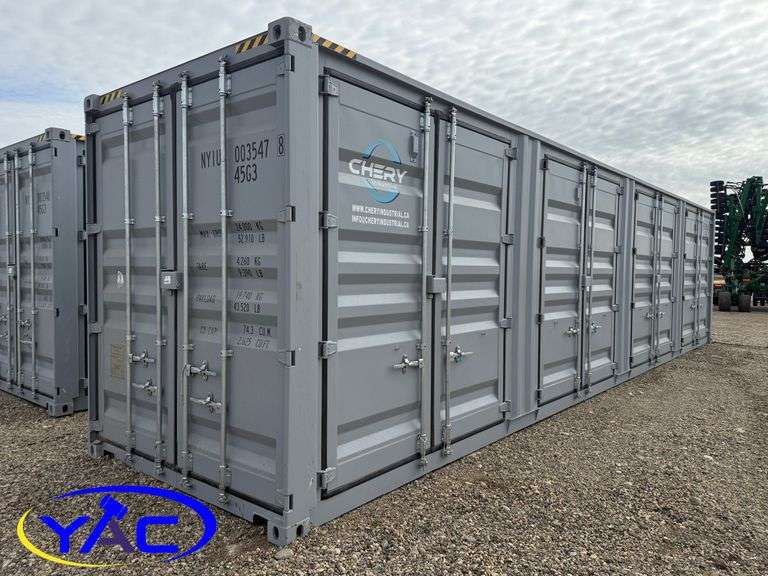 40' High Cube Sea Container W/ 4 Side Doors