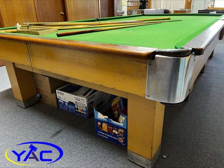 151"L x 80"W x 33" Pool Table