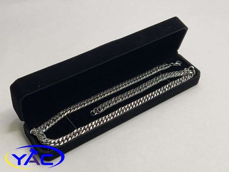 Platinum Plated 10.0mm Cuban Link Chain - 23.5" Long
