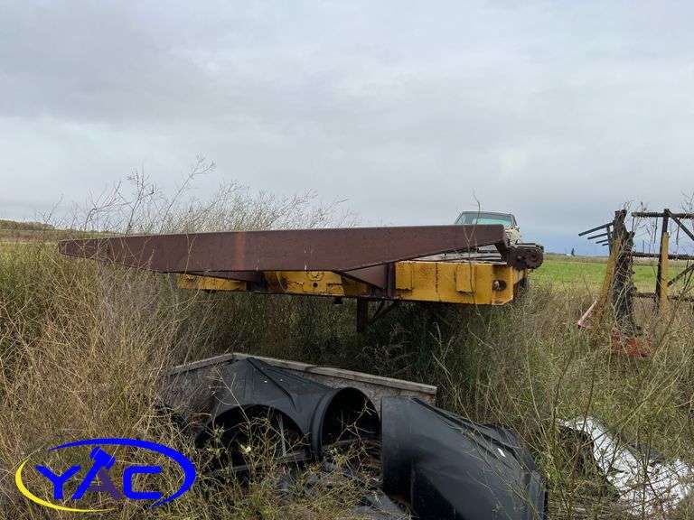 Fifth Wheel Hitch Flatdeck Trailer - For Parts