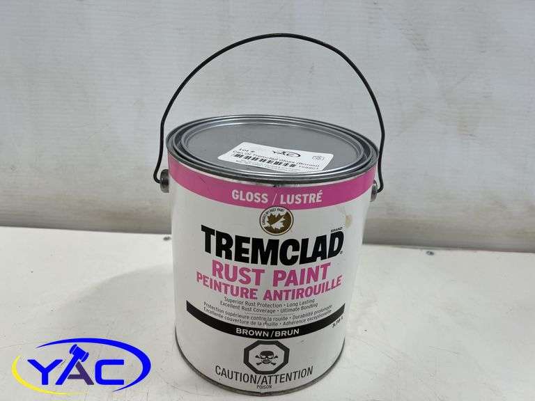 Can Of Tremclad Gloss (Brown) - YAC Auctions