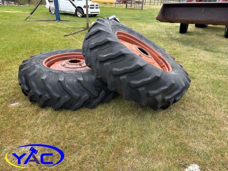 20.8 x 38 DUALS W/ WHEEL WEIGHTS