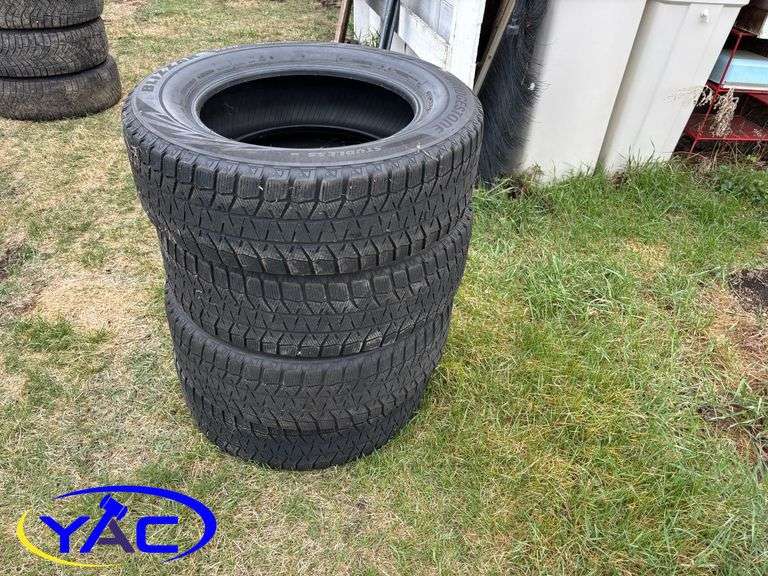 4- 225/65R17 BRIDGESTONE BLIZZACK TIRES