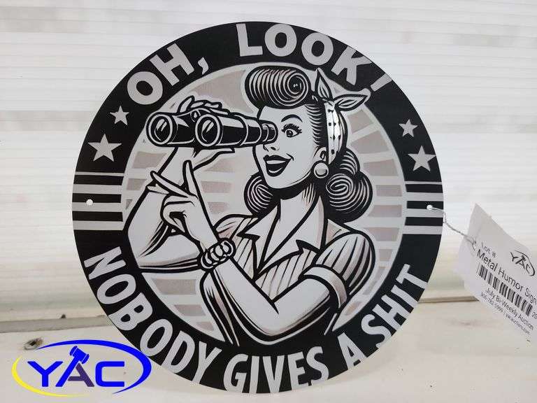 Metal Humor Sign