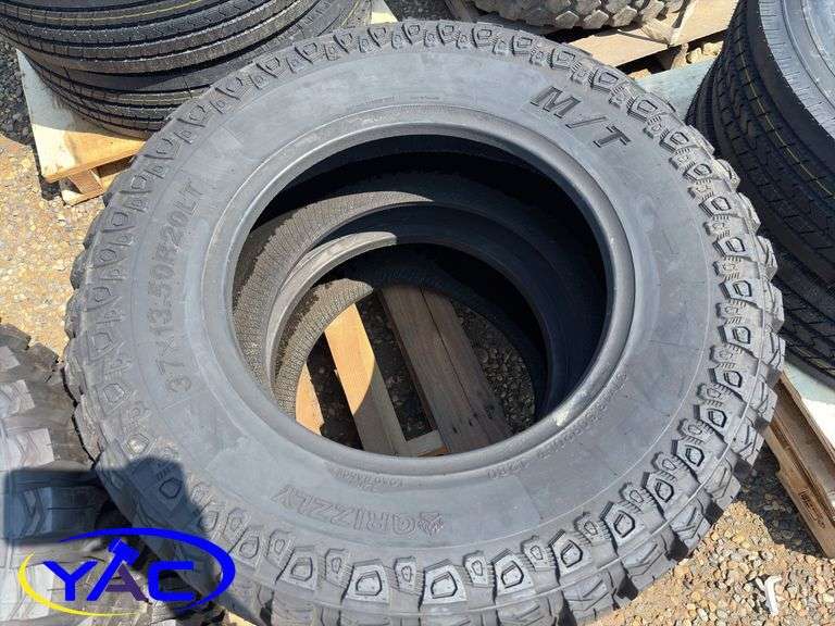 4- 37x13.50R20 Tires (BUYER MUST PAY 4X THE BID PRICE)