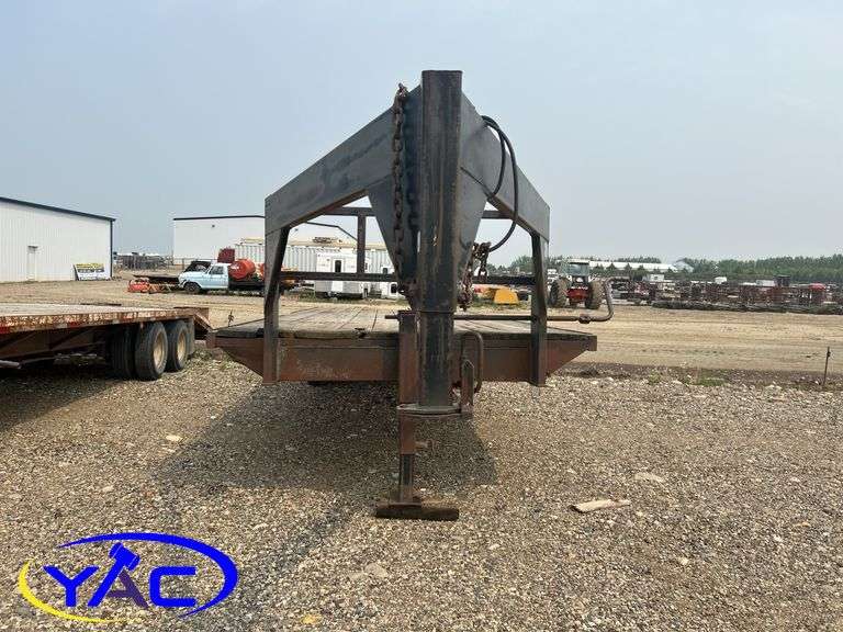 1992  DUNCAN  8' X 24' FLAT DECK TRAILER