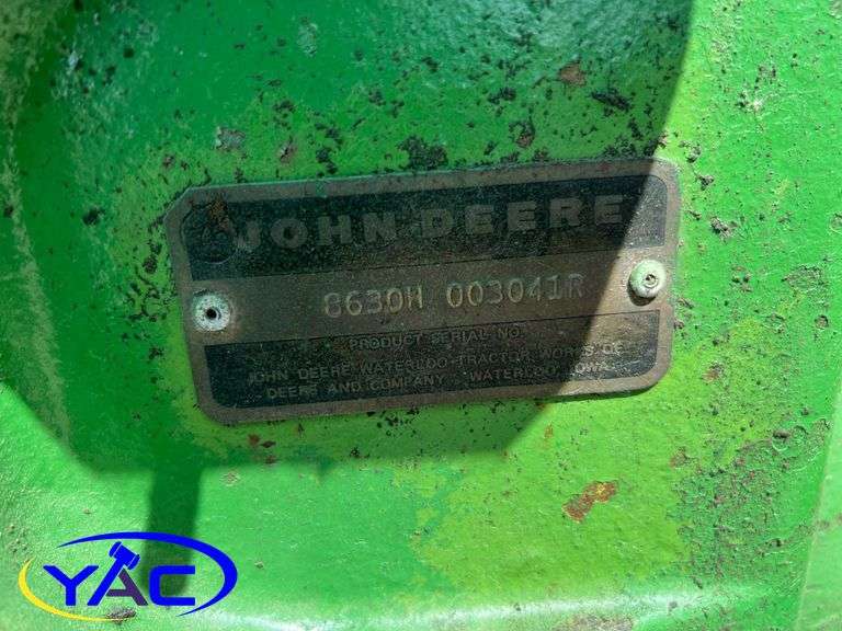JOHN DEERE 8630 4WD TRACTOR