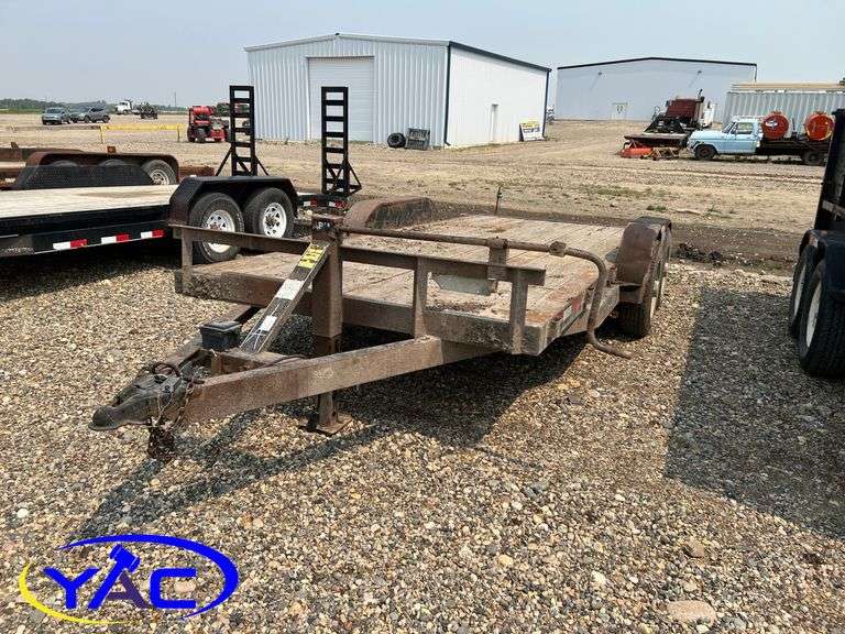 2007 16' CAR HAULER TRAILER W/ RAMPS