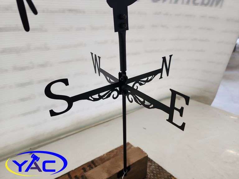 Metal Airplane Weathervane